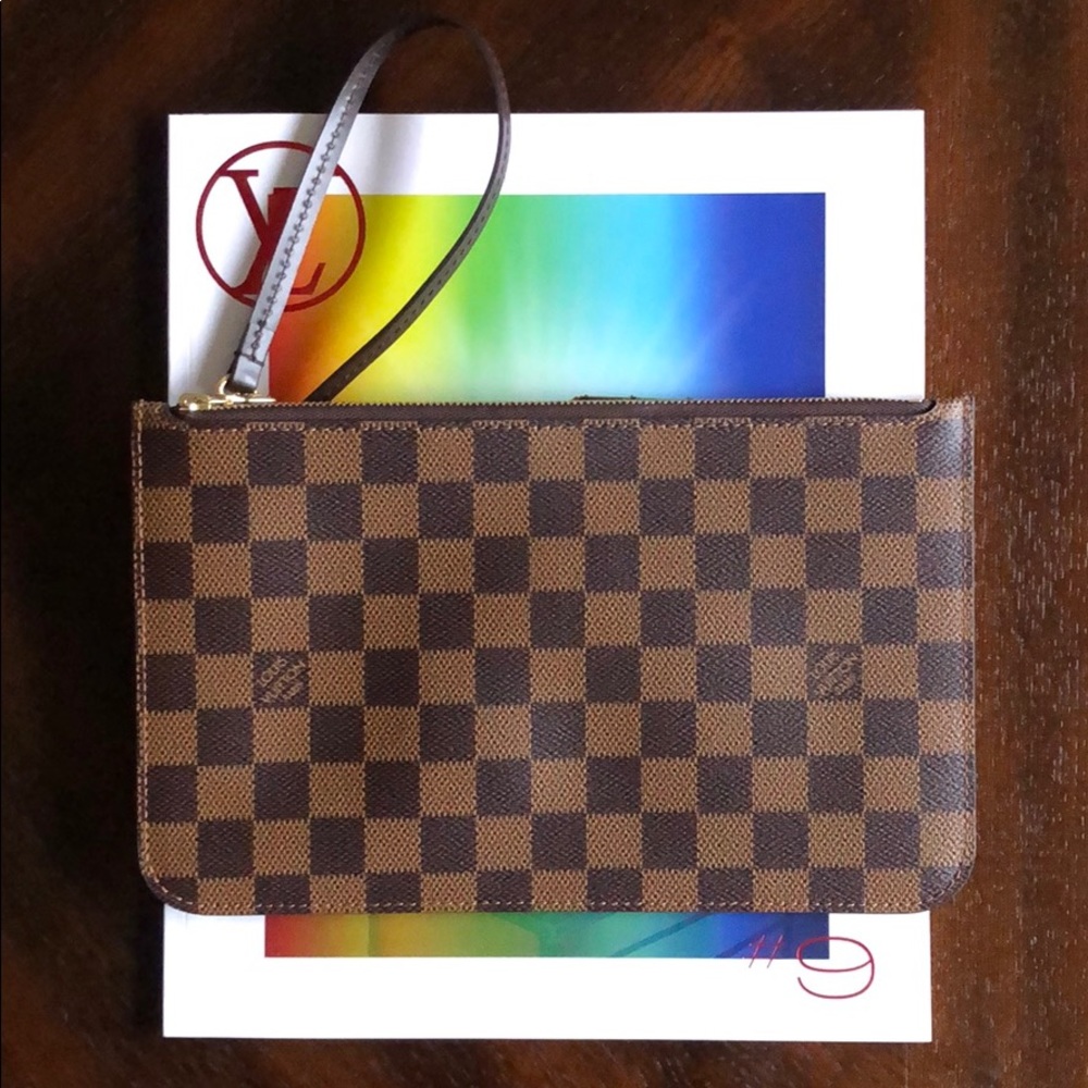 LOUIS VUITTON Ebene Wristlet/Clutch - Picture 1 of 8